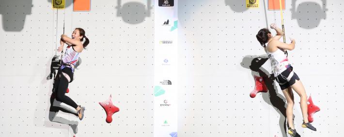 （体育）攀岩——世锦赛：中国选手获得速度赛亞(yà)军、季军