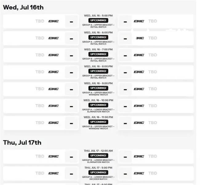 【一竞技】2025 EWC电竞世界杯LOL赛程(chéng)曝光 魔鬼赛程(chéng)令人惊讶