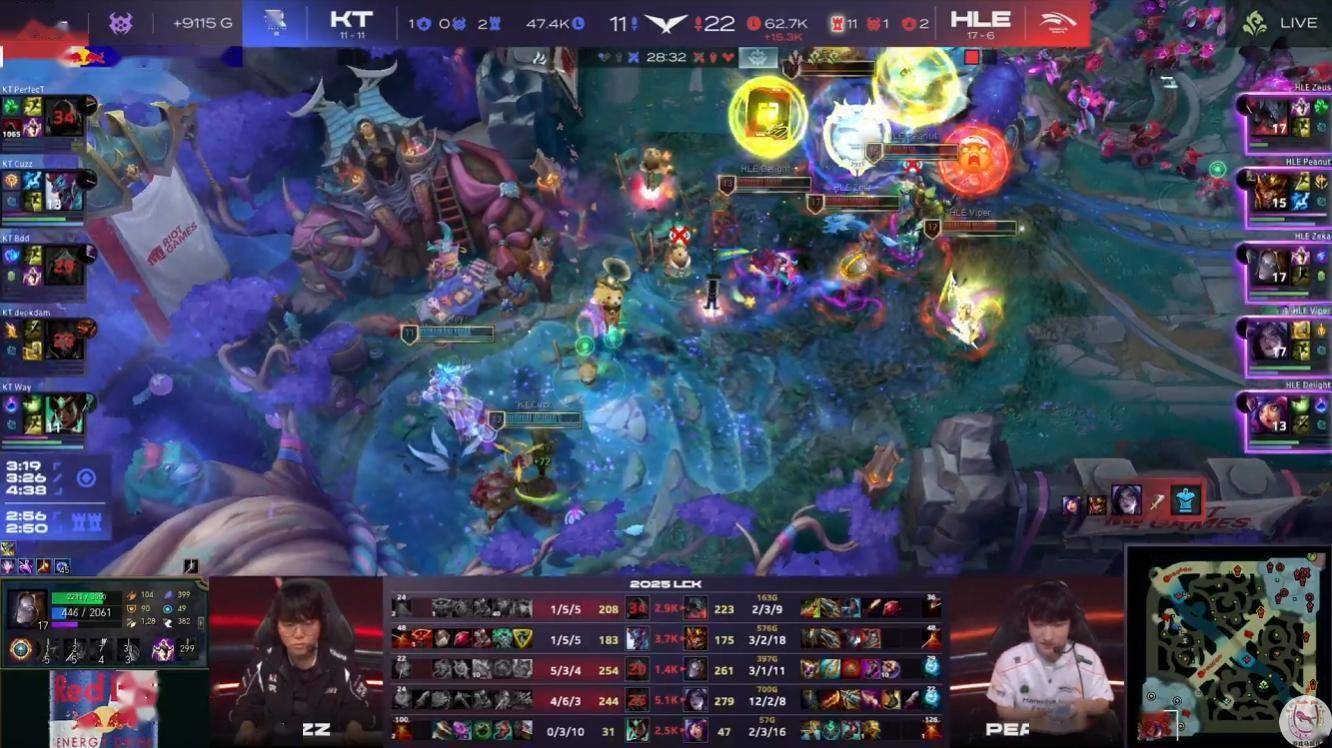 LCK奇葩赛制成绩合并！GenG和(hé)HLE早早晋级季后赛