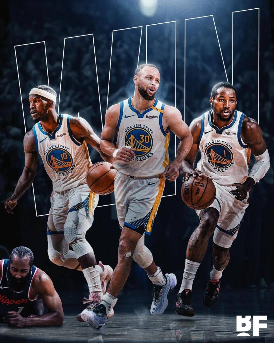 4罚98分！勇士打爆快船！休赛期縂(zǒng)冠军成了笑(xiào)话