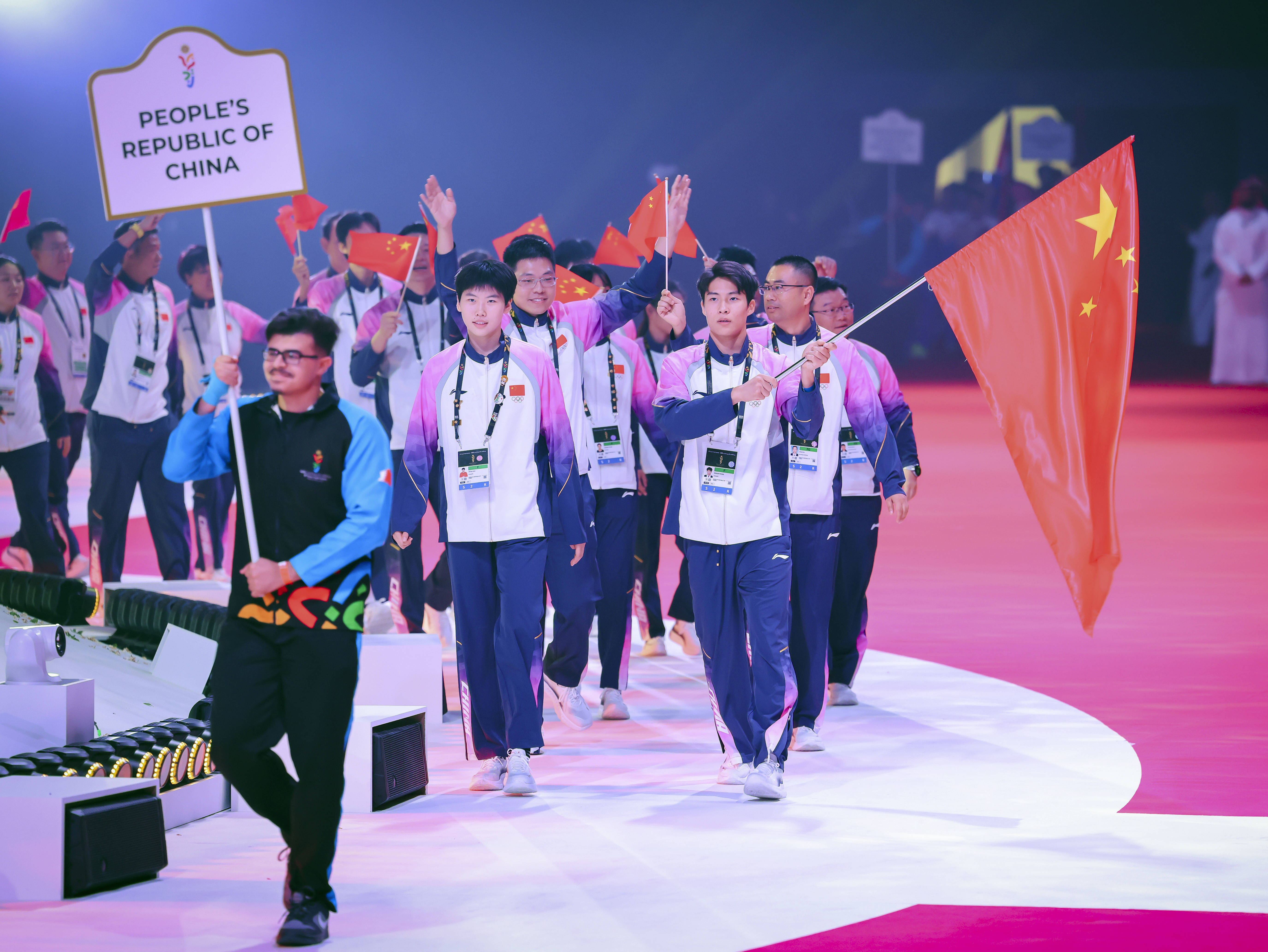 （躰(tǐ)育）第三届亚洲青年运动会在巴林开幕